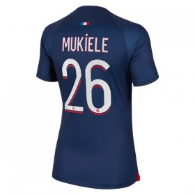 Paris Saint-Germain 2023-24 Mukiele 26 Domácí - Dámské Fotbalové Dresy (S/S)